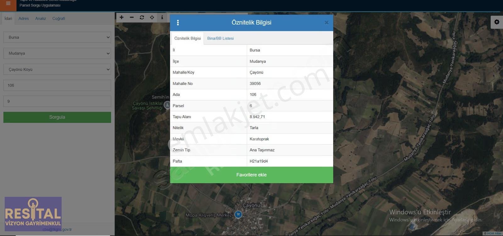 Mudanya Çayönü Teknosaba Yakın 8942 M2 Yatırımlık Fırsat Tarla - Görsel 4