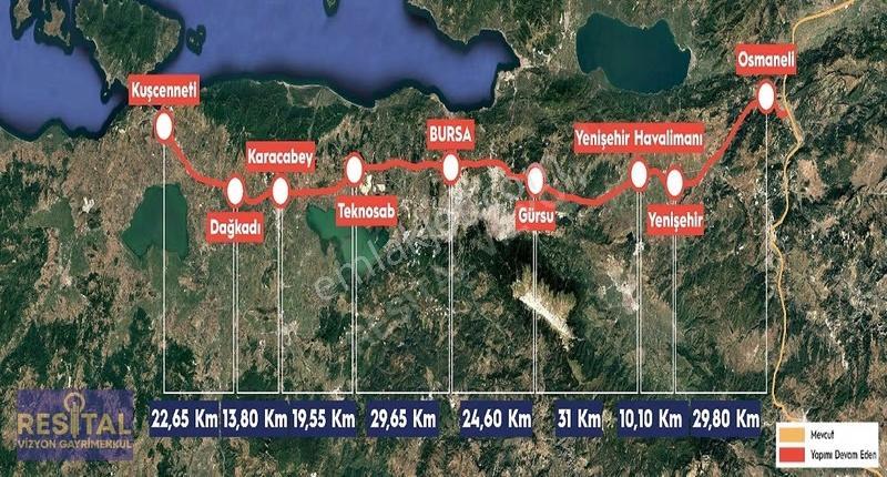 Mudanya Çayönü Teknosaba Yakın 8942 M2 Yatırımlık Fırsat Tarla - Görsel 10