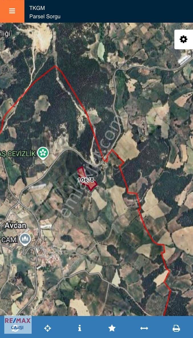 Sakarya Taraklıda Yatırımlık 7.790 M² Tarla - Görsel 2
