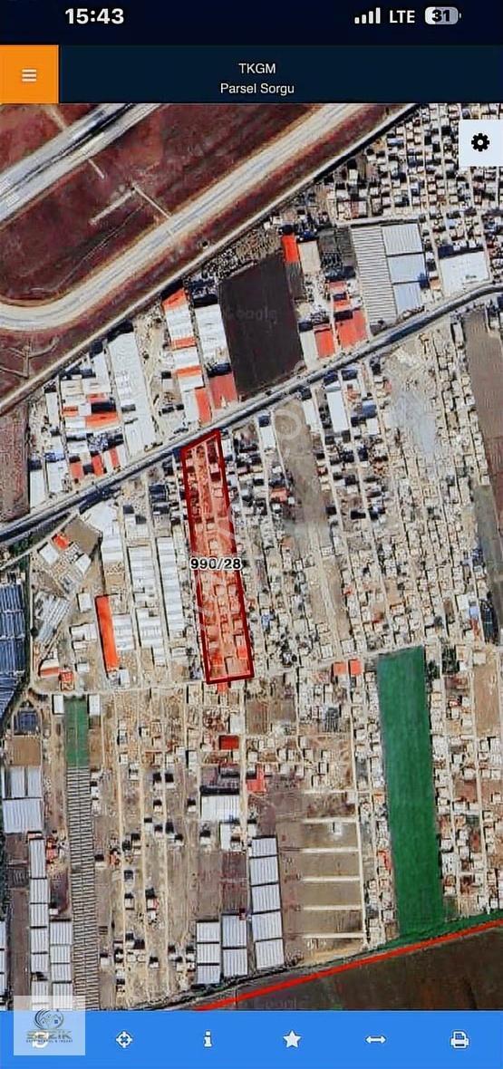 Uçakalnında 241m2 Tapulu Geniş Ön Cepheli Arsa - Görsel 3