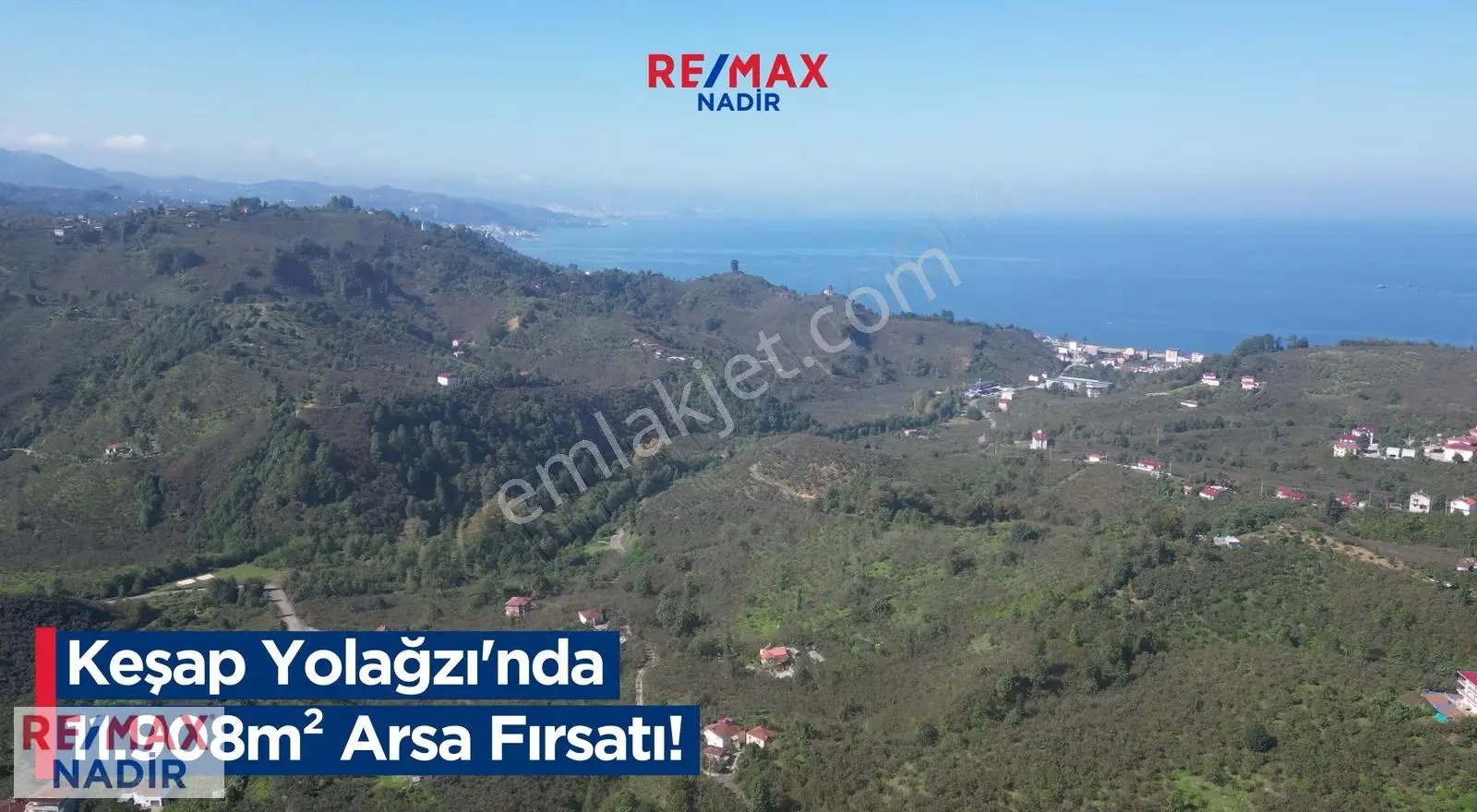 Re/max Nadir 'den Keşap Yolağzı Satılık 11.900 M² Fındık Bahçesi