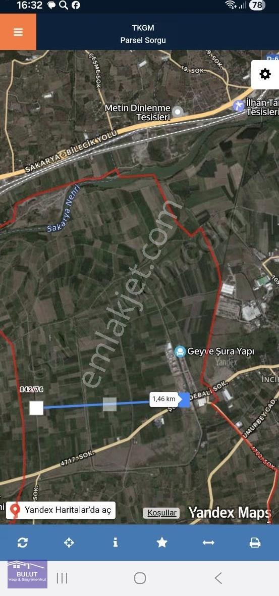 Hükümdar Bulut'tan Değer Li Yatırım. Mustakil Parsel 1.456m2 - Görsel 3