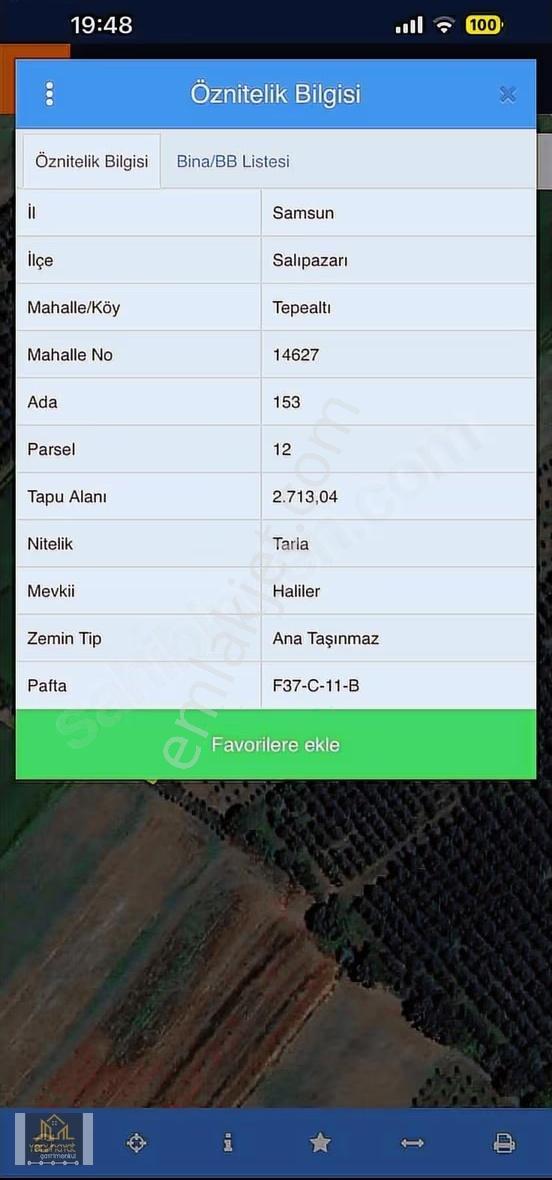 Salıpazarı Yeni Cezaevi Karşısında Satılık Fırsat 2713 M2 Tarla - Görsel 2