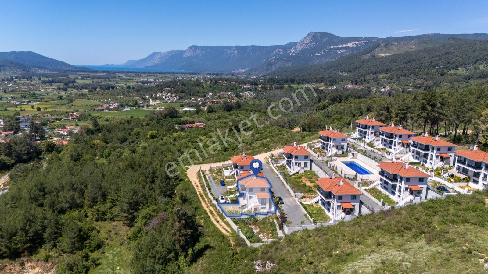 Muğla Ula Çıtlık Mevkii Eşyasız Kiralık Modern 3+1 Müstakil Ev - Görsel 16
