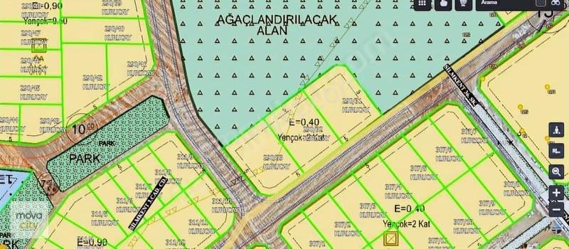 Silmkentte Köşebaşı İkiz Villaya Uygun Satılık Villa Arsası