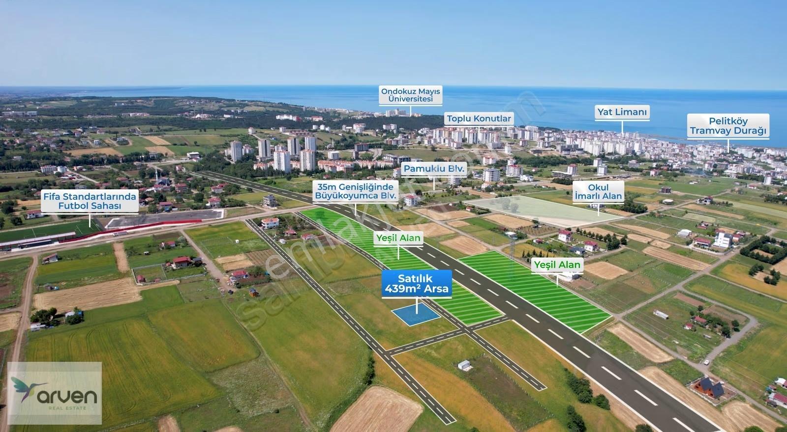 Bulvara Cephe , 5 Kata İmarlı , Zeminden Deniz Manzaralı Arsa - Görsel 9