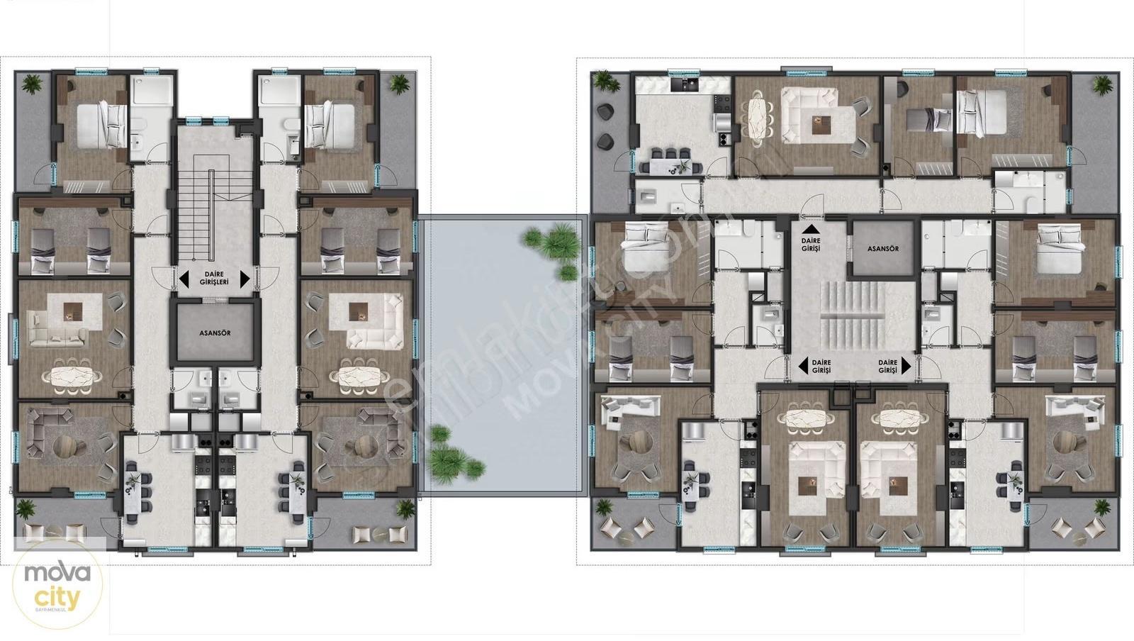 Alaaddin Camii Karşısı Satılık 3+1 Daireler - Görsel 16