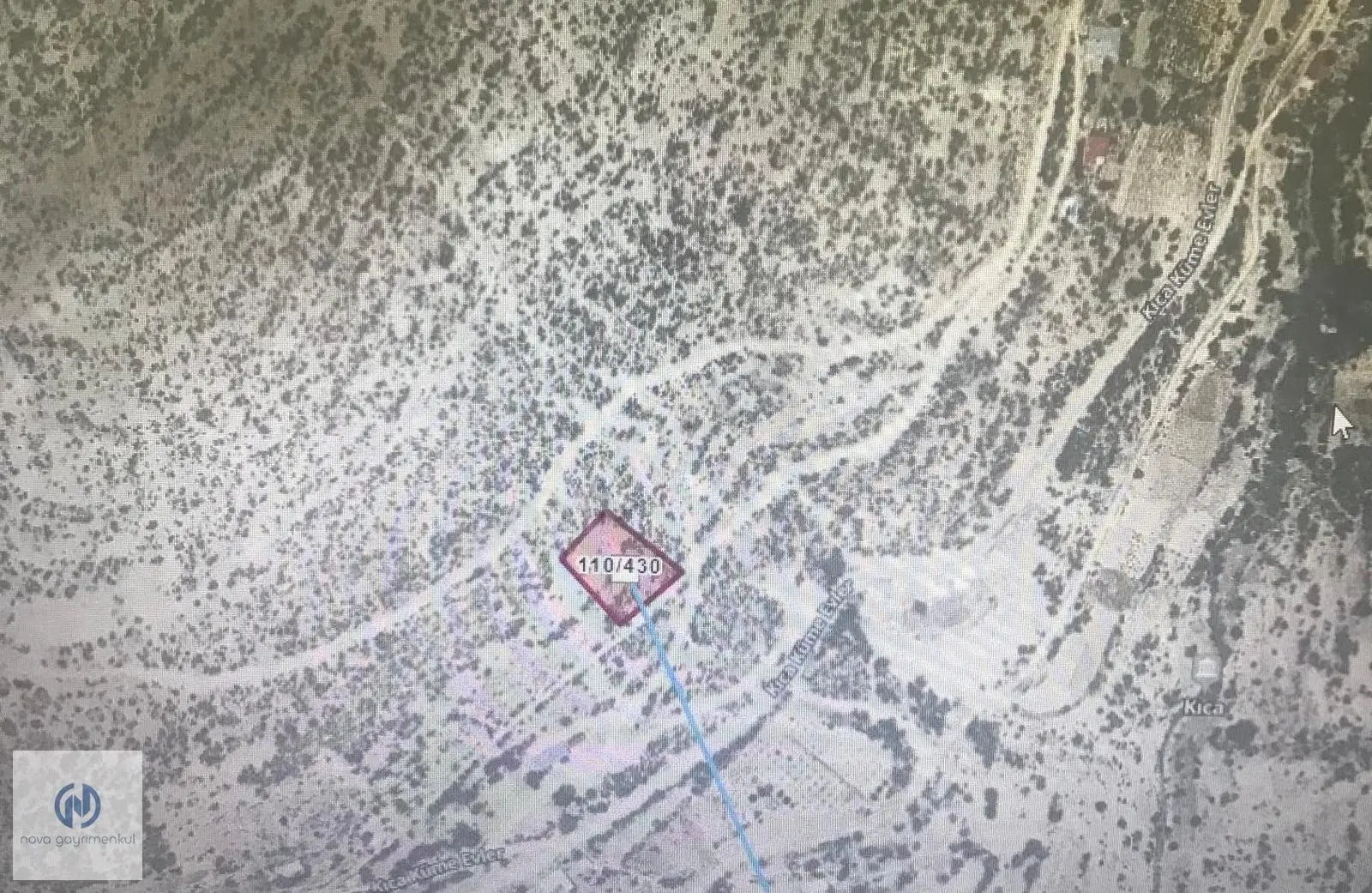 **nova** Silifke Kıca Mah. 1.862 M2 Merkezi Konumlu Satılık Arsa