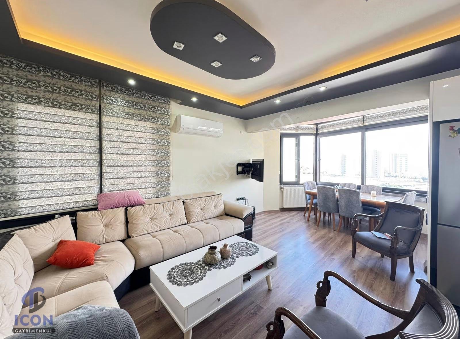 Icon'dan Deniz Mah'de Full Eşyalı Ve Yapılı Deniz Manzaralı 2+1