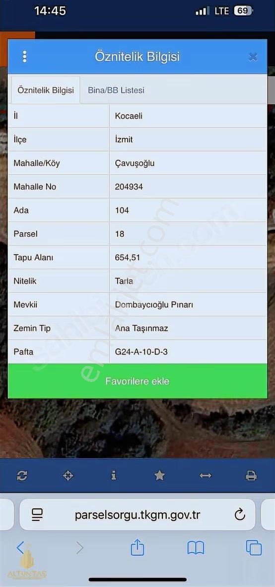 İzmit Çavuşoğlunda 1.700 M² 2 Parsel Büyük Yatırım Fırsatı! - Görsel 3