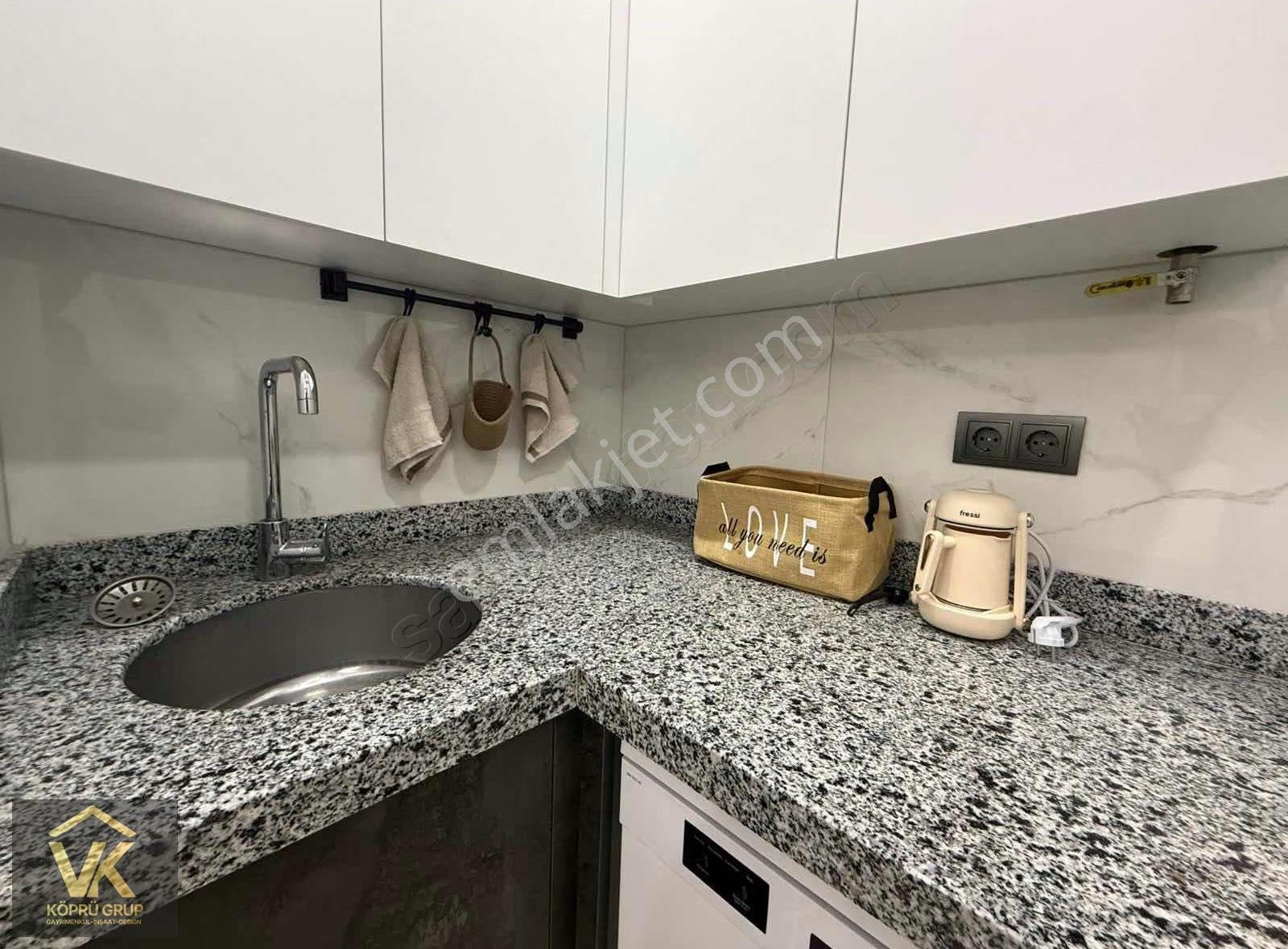 Vk Köprü Grup'tan Kiralık Eşyalı 1+1 Özel Dizayn Depozitosuz - Görsel 32