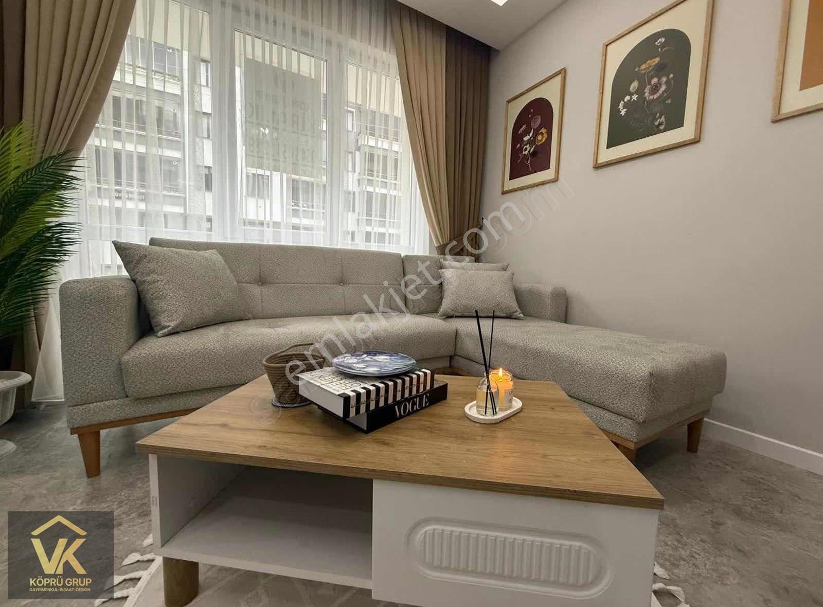 Vk Köprü Grup'tan Kiralık Eşyalı 1+1 Özel Dizayn Depozitosuz - Görsel 22