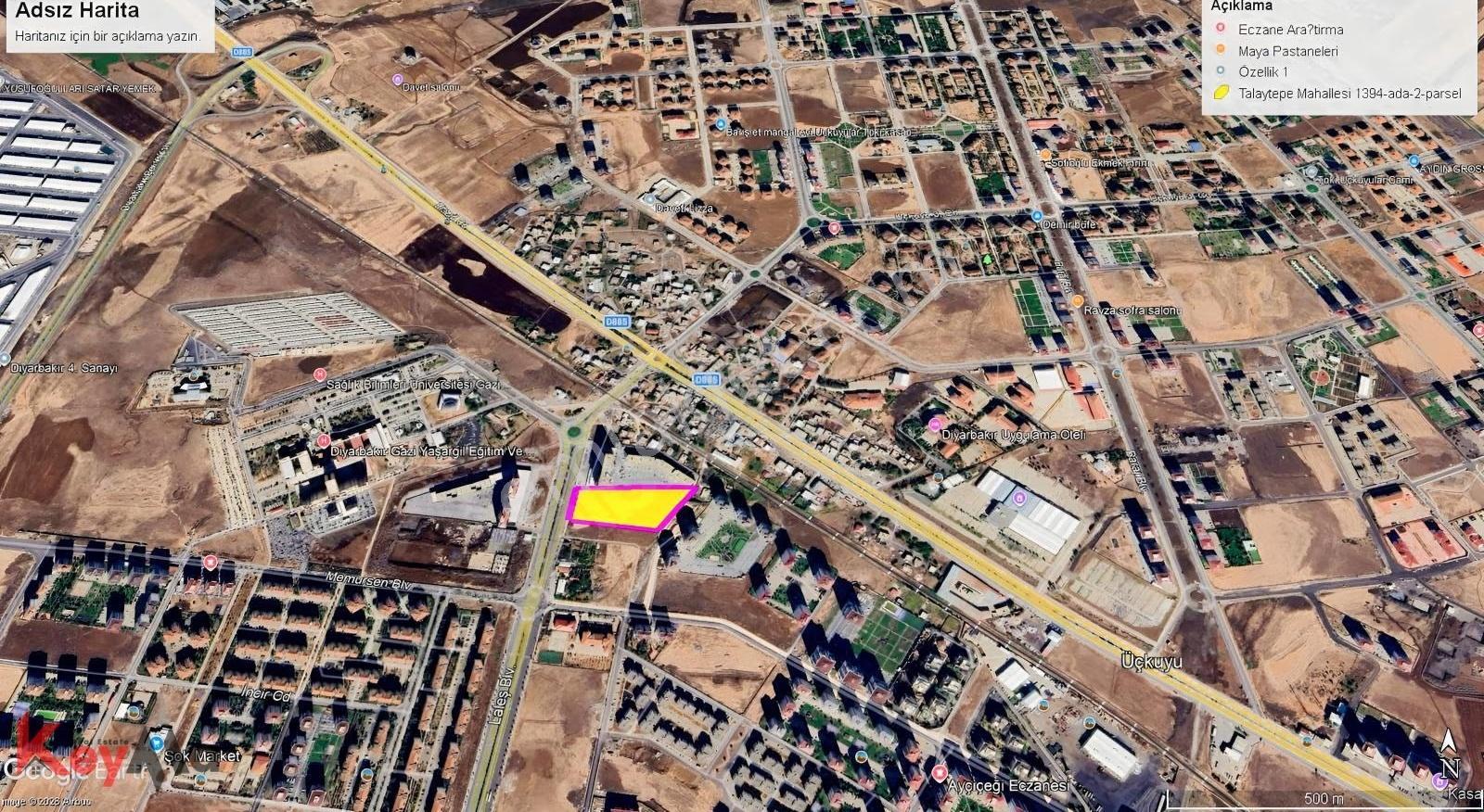 Kayapınar Talaytepe De Satılık İmarlı Arsa - Görsel 3