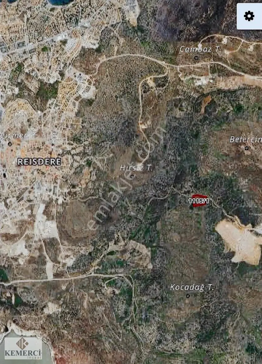 Çeşme Reisdere'de Yatırımlık 13.432 M2 Arsa