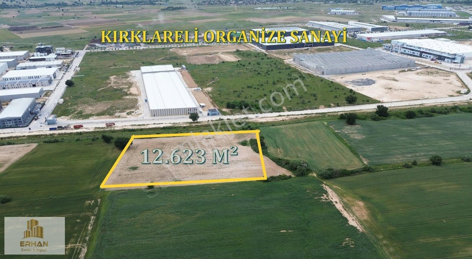 Kırklareli Organize Sanayi Dibi 12623 M² Tek Tapu Müstakil Tarla