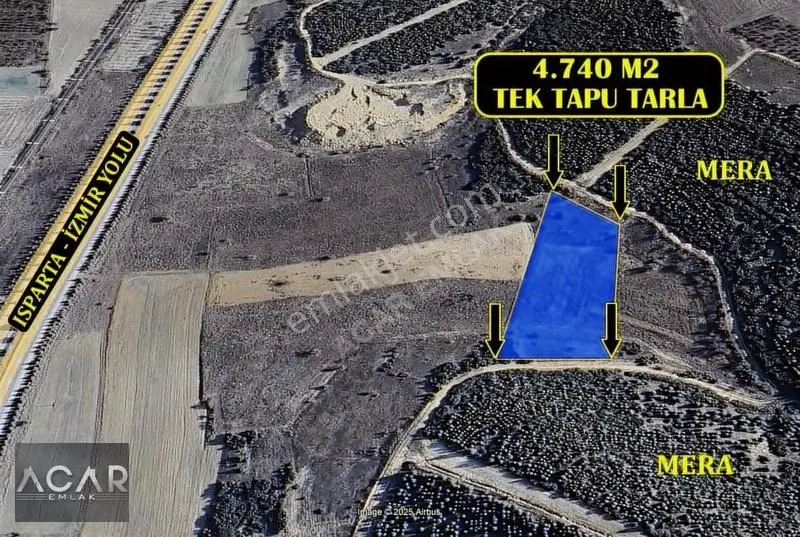 Isparta İzmir Otoyoluna 300 Metre Mesafede Bu Fiyata Başka Yok ! - Görsel 5
