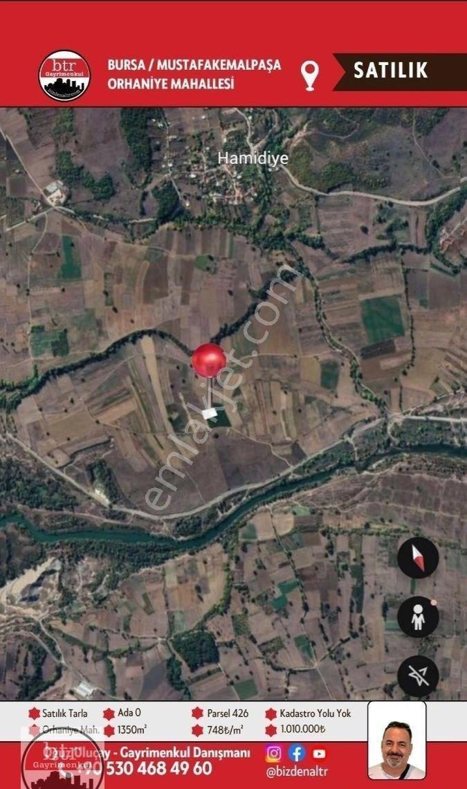 Mustafakemalpaşa Orhaniye Mahallesi'nde Satılık 1350 M² Tarla (parsel: 426) - Görsel 3