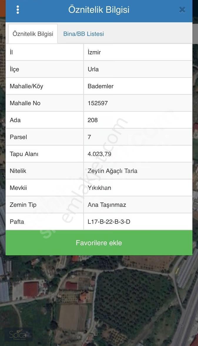 Urla Bademler'de İçinde Ev & Sera Olan Tek Tapu Yatırımlık Yer - Görsel 3