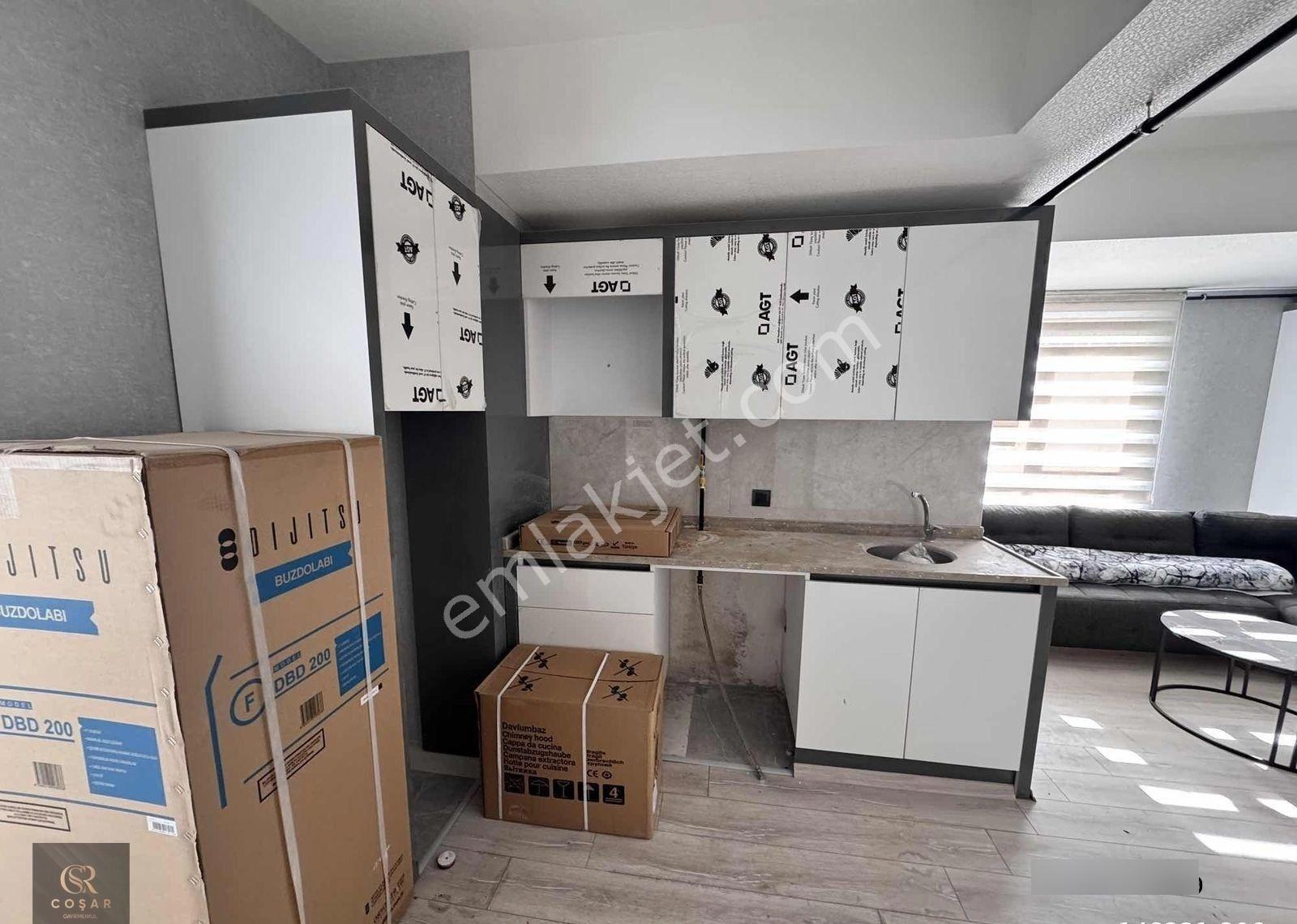 -coşar Gayrimenkul- Aratol Bahçeli Mah Eşyalı 1+1 Ara Kat Daire - Görsel 22