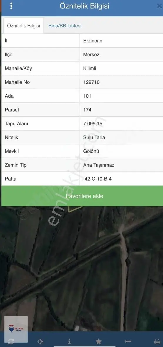 Remax Dem'den Kilimli Mevkiinde 7.098 M2 Sulu Tarla