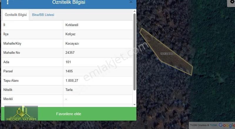 Hisseli Değil Tek Tapu Orman İçi Arazi Emsalsiz [ 1.808 M2 ] - Görsel 20