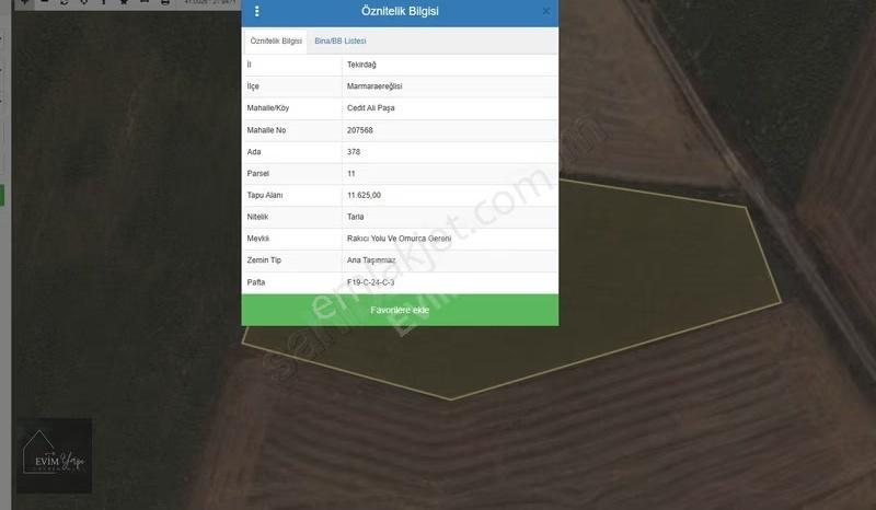 ¯\_evim Yapı _/¯ 11.625 M2 Tarla Araç Takasına Açık - Görsel 2