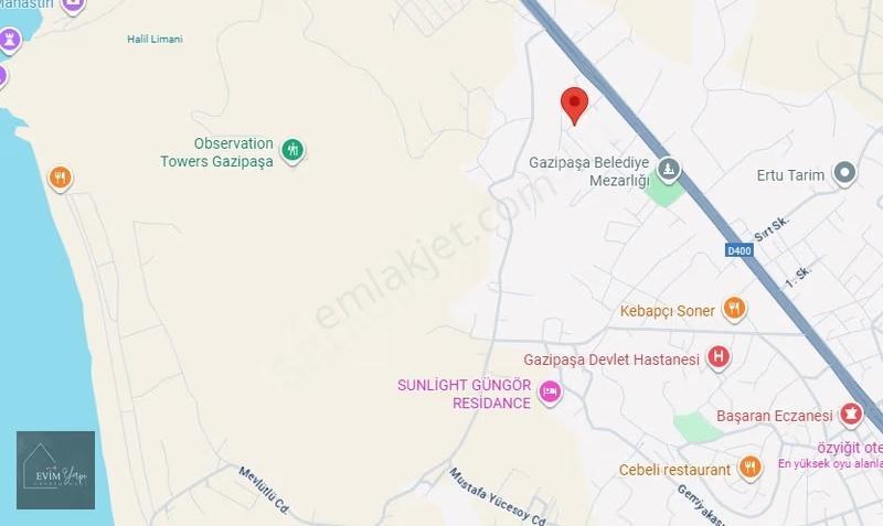 Antalya Gazipaşa Da Acil Satılık Havuzlu 1+1 Daire (1. Kat) - Görsel 2