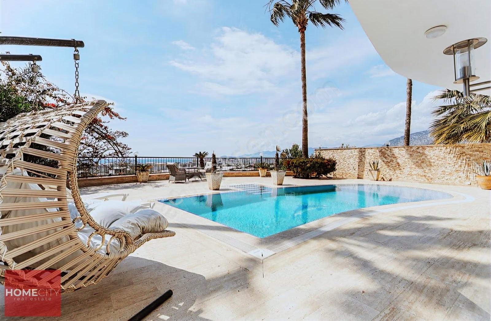Alanya Kargıcak 3+2 600m2 Eşyalı,havuzlu,deniz Ve Şehir Manzaraa - Görsel 15