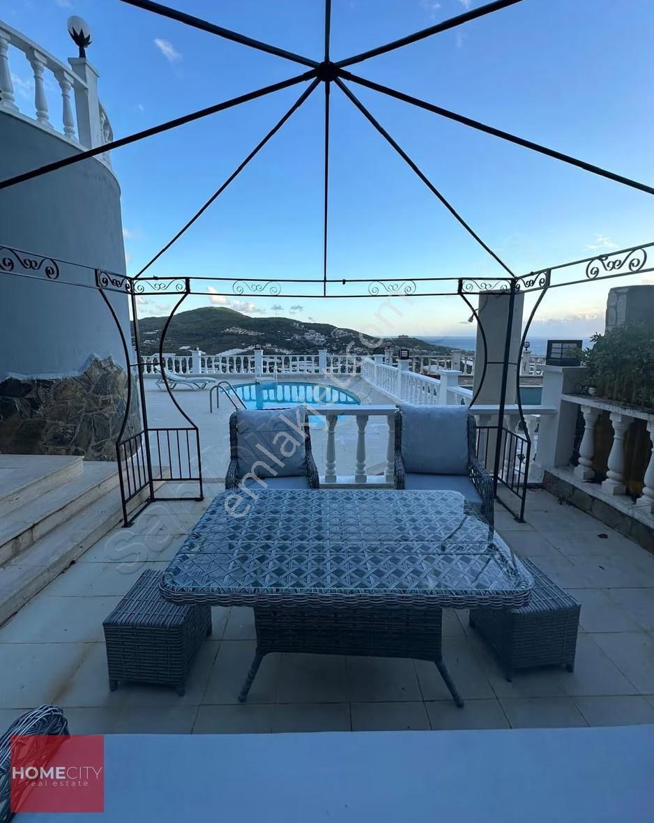 Alanya Kargıcak 3+1 440 M2 Eşyalı Deniz Manzaralı Müstakil Villa - Görsel 19