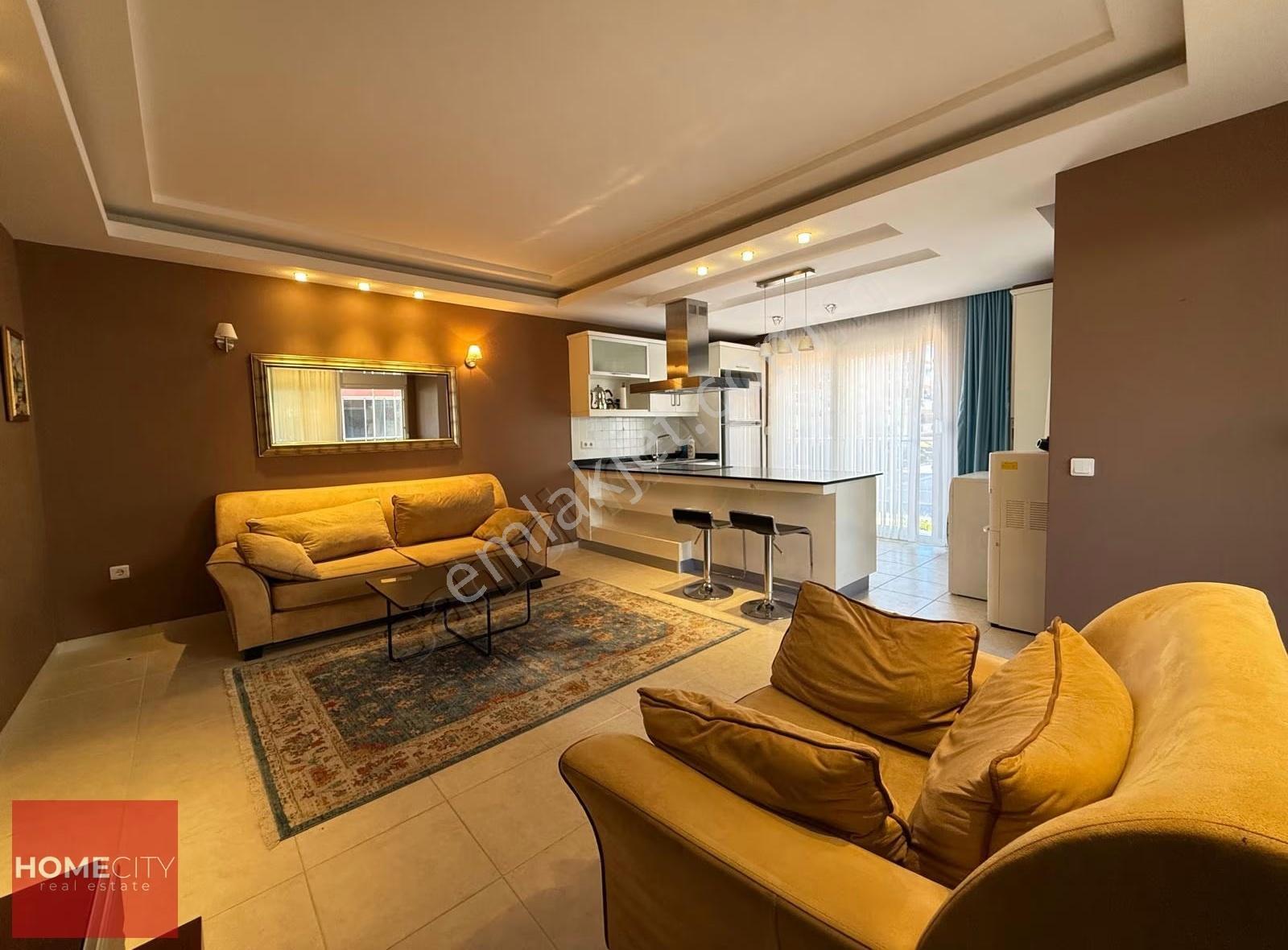 Alanya Oba 2+1 120m2 Bahçe Havuz Site İçerisinde Eşyalı Fıırsat - Görsel 22