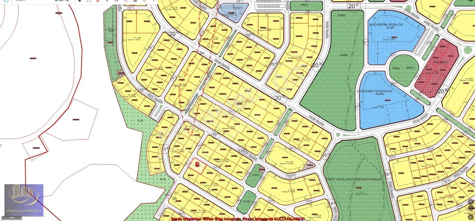 Elvankent Oğuzlar'da 10 Kat İmarlı Köşe Parsel 287 M2 Hisse - Görsel 19