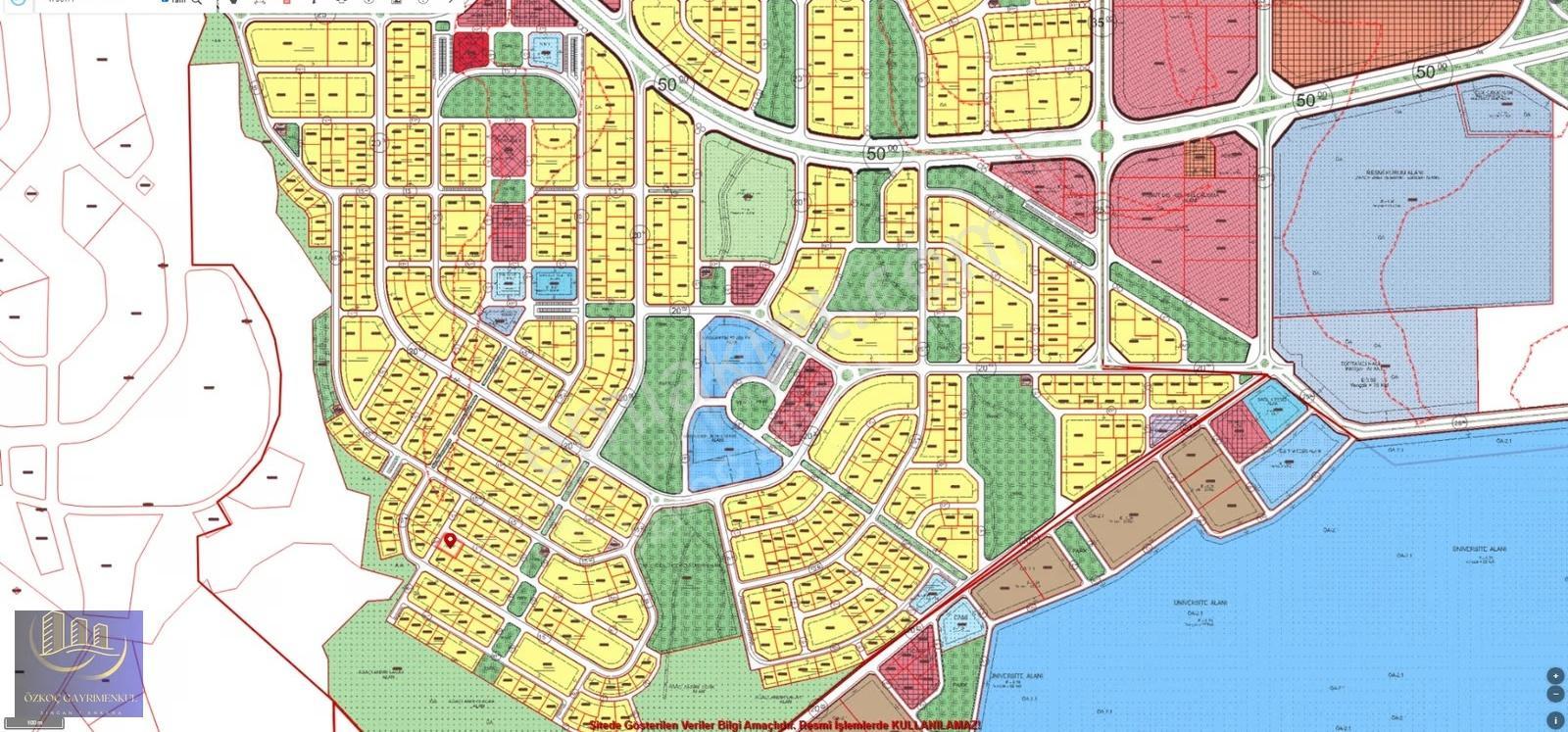Elvankent Oğuzlar'da 10 Kat İmarlı Köşe Parsel 287 M2 Hisse
