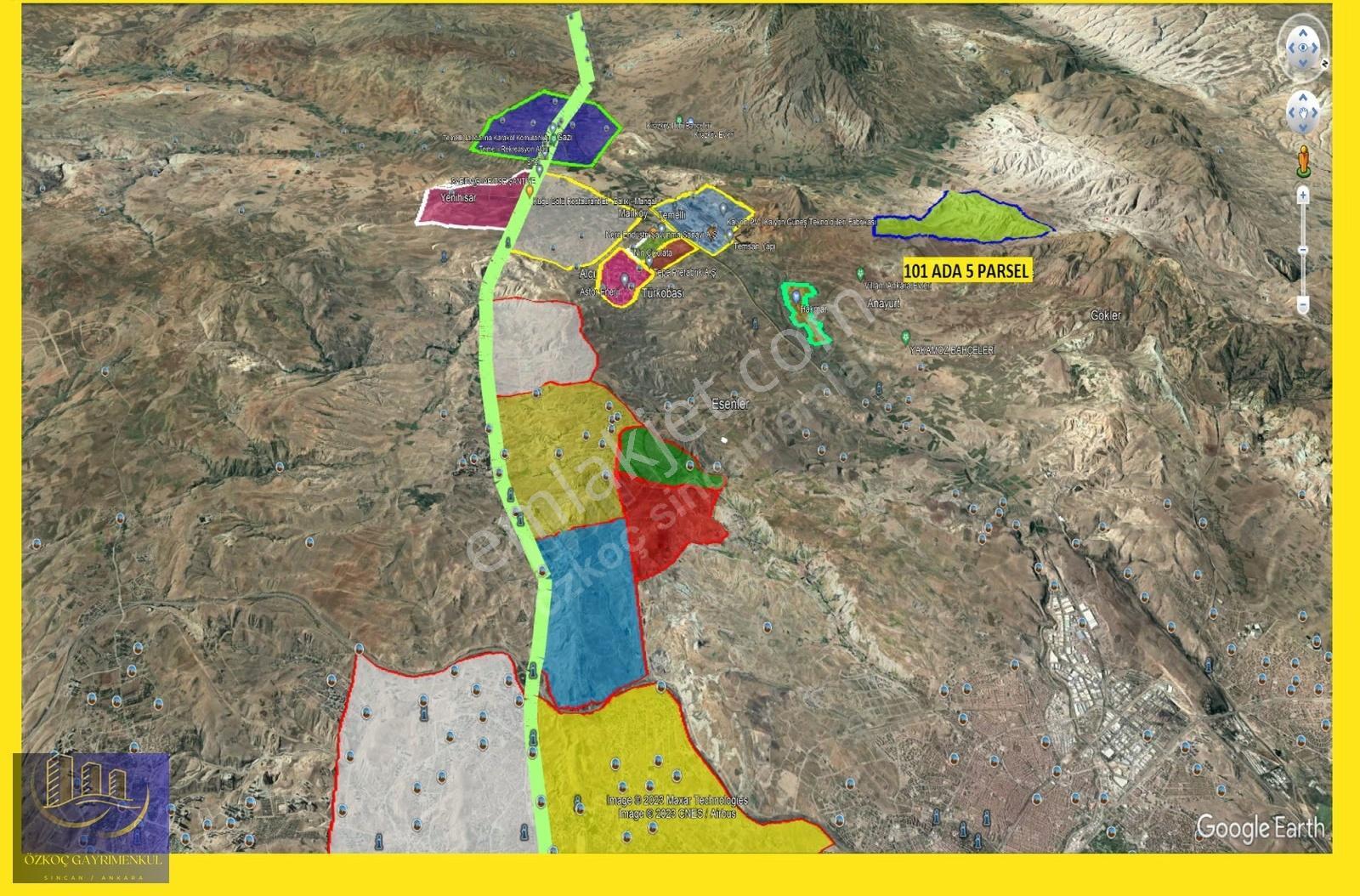 Ayaş Tekke Gülören 101 Ada 5 Parsel 1.000m² Emsalsiz Fiyat - Görsel 26