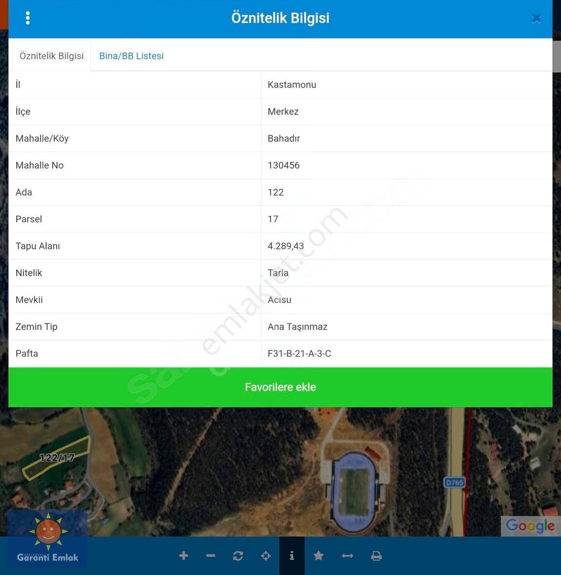 Garanti Emlak'tan, Spor Vadisi 'bahadır Köyünde' -4.300 M² Arsa- - Görsel 28