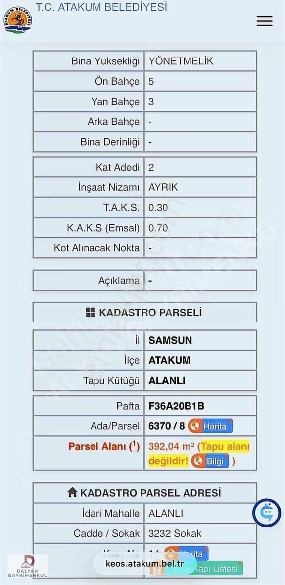 Araç Ve Daire Takasına Uygun, Satılık Arsa 1.092 M² - Görsel 3
