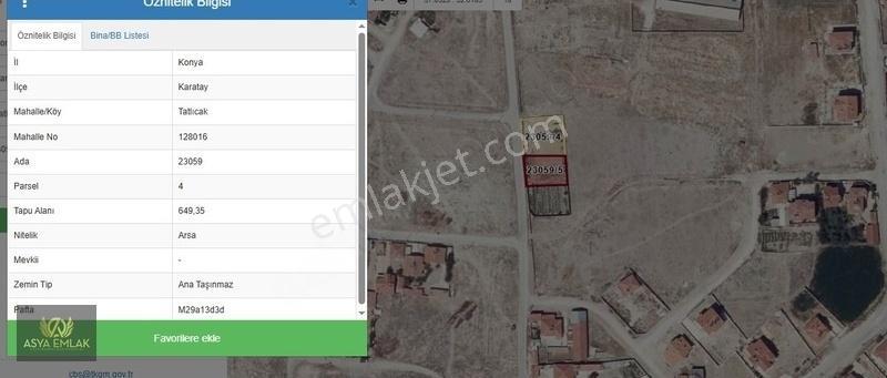 Asya Emlak'tan Karatay'da 2 Kata İmarlı Arsa - Görsel 3