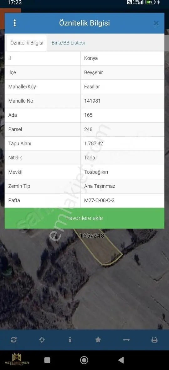 Beyşehirin En Hesaplı Bahçesi Yerleşime Yakın!!