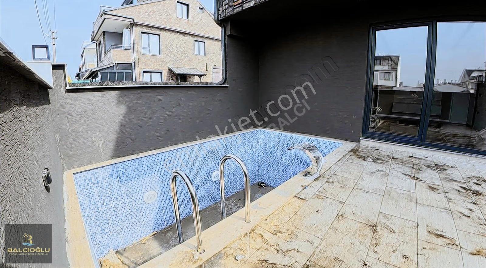 Balcıoğlundan Satılk Denize 80m Havuzlu Bahçli Lüx Triplex Villa - Görsel 14