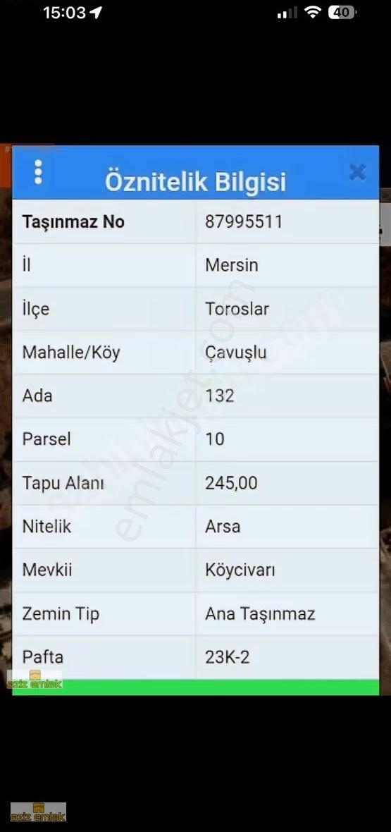 Aziz Emlak'tan Çavuşlu'da Satılık 471 Metre 1:25 Yoğ Güney Ceph - Görsel 5