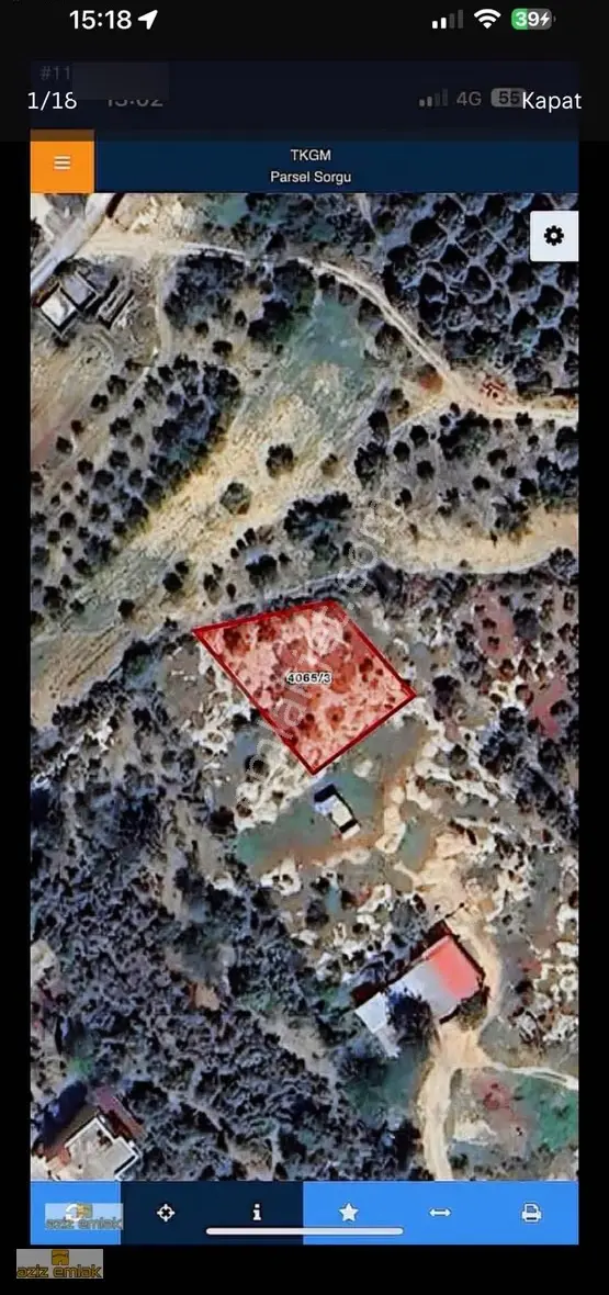 Aziz Emlak'tan Arpac'ta Satılık 674 Metre Mersin Manzaralı Arsa