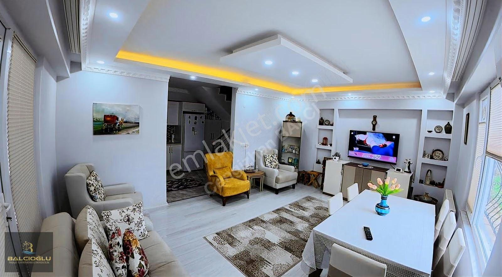 Balcıoğlundan Merkez Plajda Uygun Fiyatlı 3+1 Lüx Triplex Villa - Görsel 17