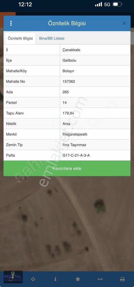 Bolayır'da Saroz Manzaralı Müstakil Arsa - Görsel 2
