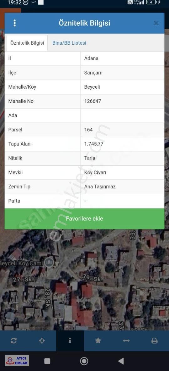 Atıcı'dan Beyceli'de Güzel Konumda Satılık Hisseli Arsa!!!