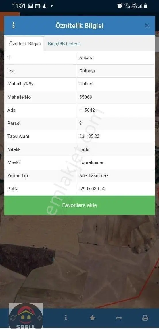 Sbell'den Gölbaşı Hallaçlı'da Ana Yol Kenarında Tek Tapu Arsa - Görsel 2