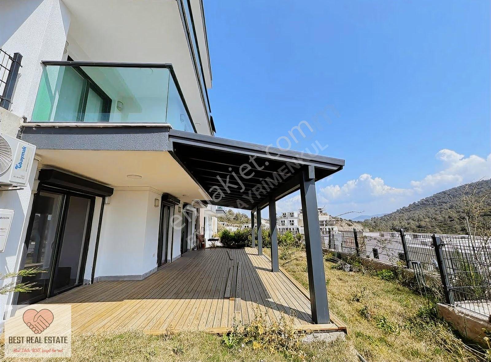 Bodrum Milas Arası 2+1 Satılık Eşyalı Lüx Manzaralı Bahçe Daire