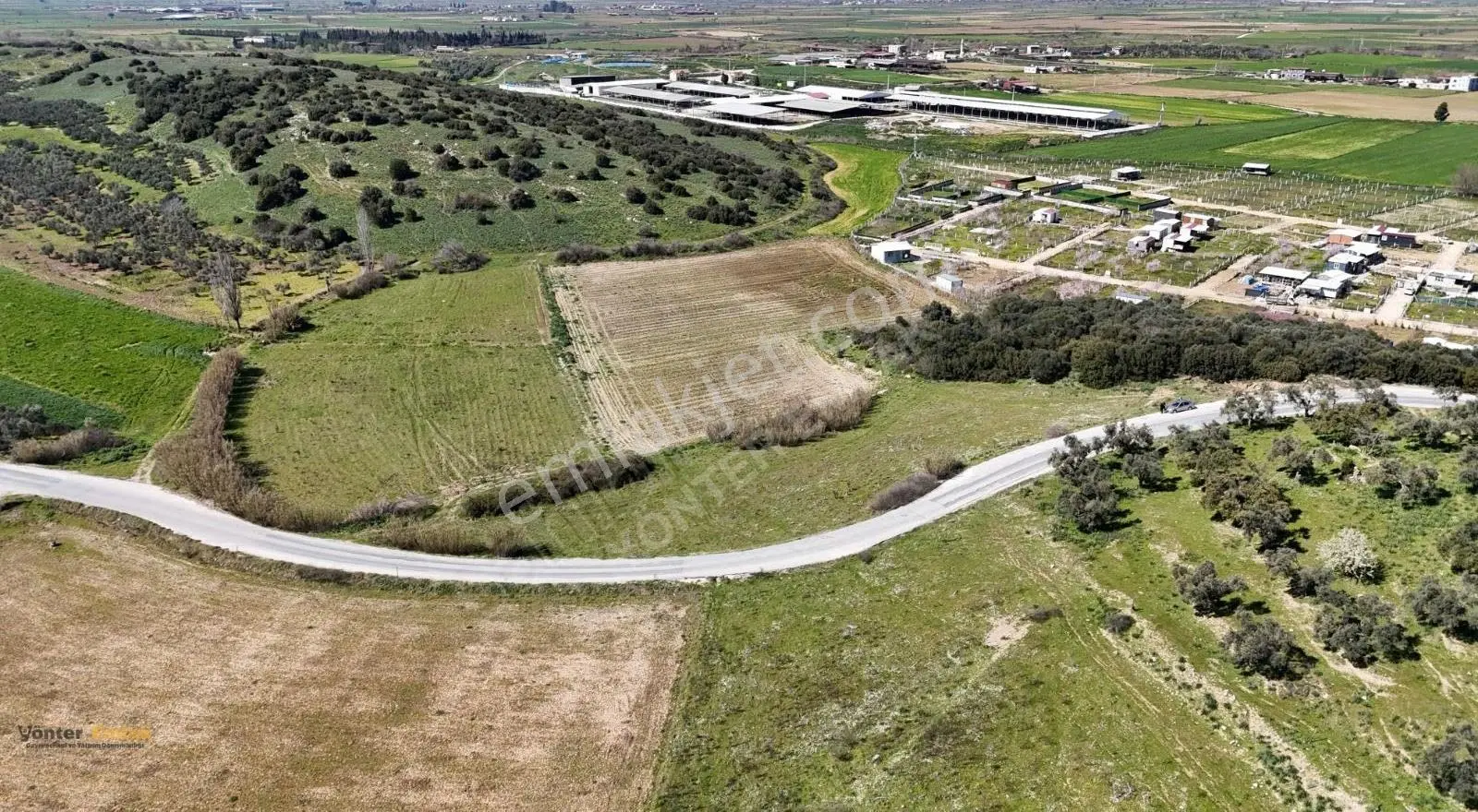 Yönter Emlaktan Tire Işıklarda Satılık 3.557 M² Yol Cepheli