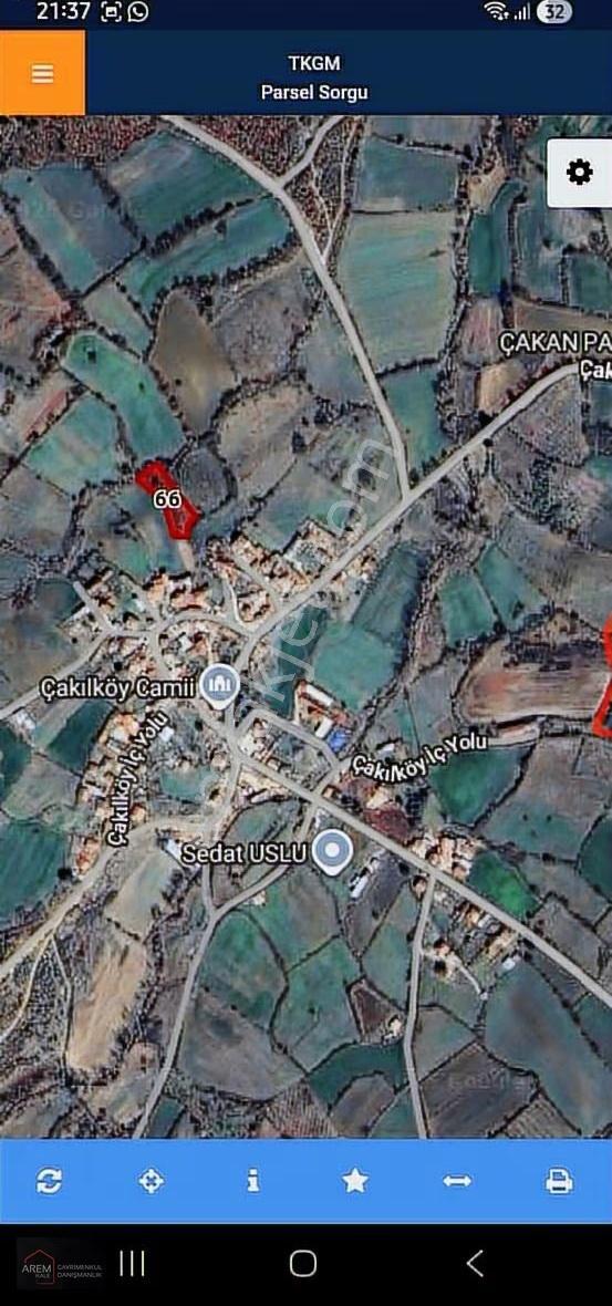 Çanakkale Çan Çakıl Köyünde%80 Köy İmarlı Yolu Olan Satılık Arsa - Görsel 11