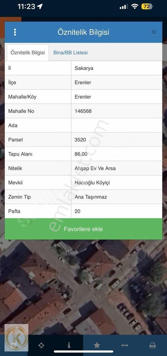 Kaymak Emlaktan Erenler'de 86 M2 Konut İmarlı Satılık Arsa - Görsel 5