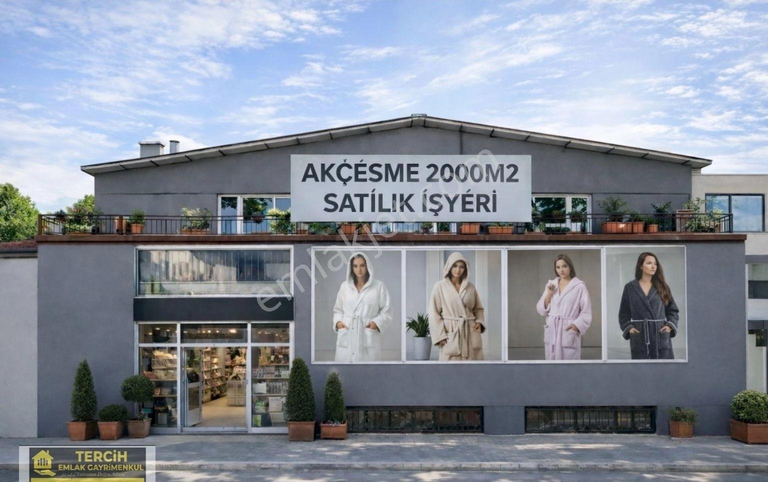 Akçeşme'de Mülküyle Satılık 2000m2 Yatırım Fırsatı İşyeri