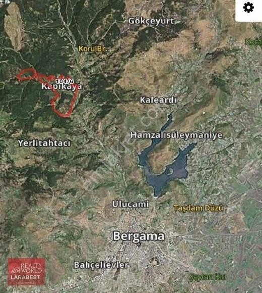Rw İzmir Bergama Kapukaya'da Merkezi Konumda 763m2 Satılık Arsa - Görsel 6